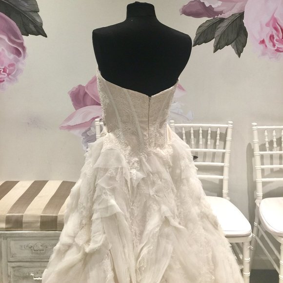 Badgley Mischka Wedding Gown! - Picture 3 of 4